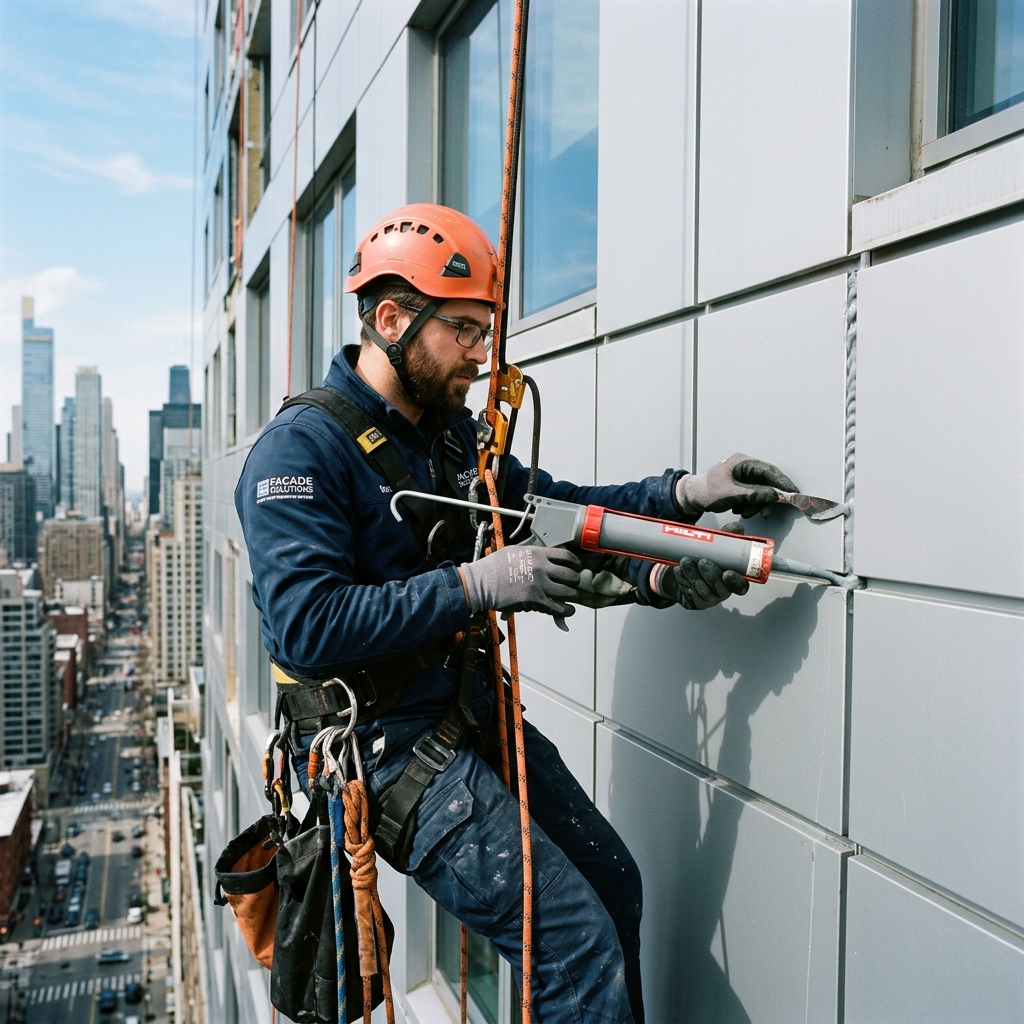 Spiderman ACP Panel Joint Sealing